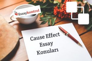 Cause effect essays